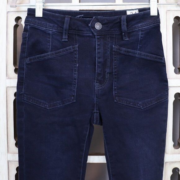 New Free People Ivy Raw Hem Skinny Jeans Size 24 - Picture 4 of 11